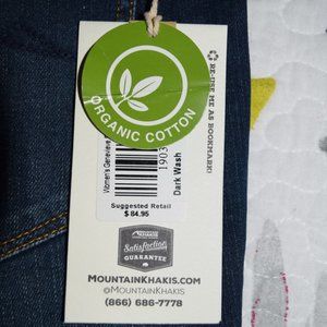 Mountain Khakis Dark Wash Organic Skinny Jeans 4P New with tags